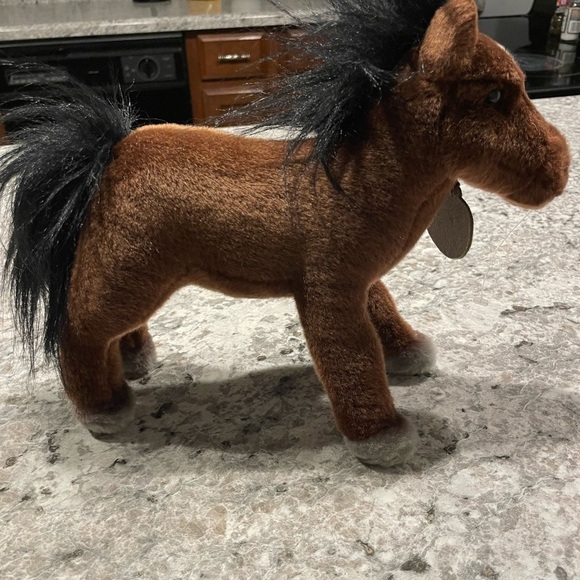 Mustang Stuffed plush Horse Russ Berrie Brown and Black Yomiko Classics - Picture 1 of 9